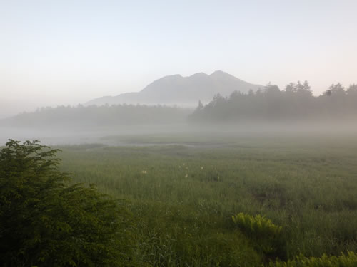 尾瀬沼の朝